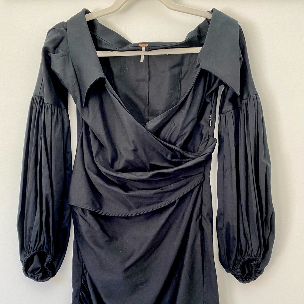 Free People Black Mini Dress